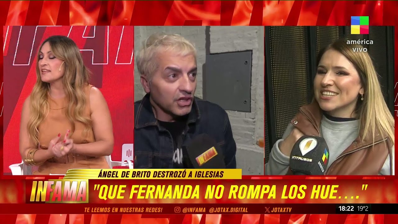 🔴CONTINÚA LA TENSIÓN ENTRE ÁNGEL DE BRITO Y FERNANDA IGLESIAS TRAS SU SALIDA DE “LAM”