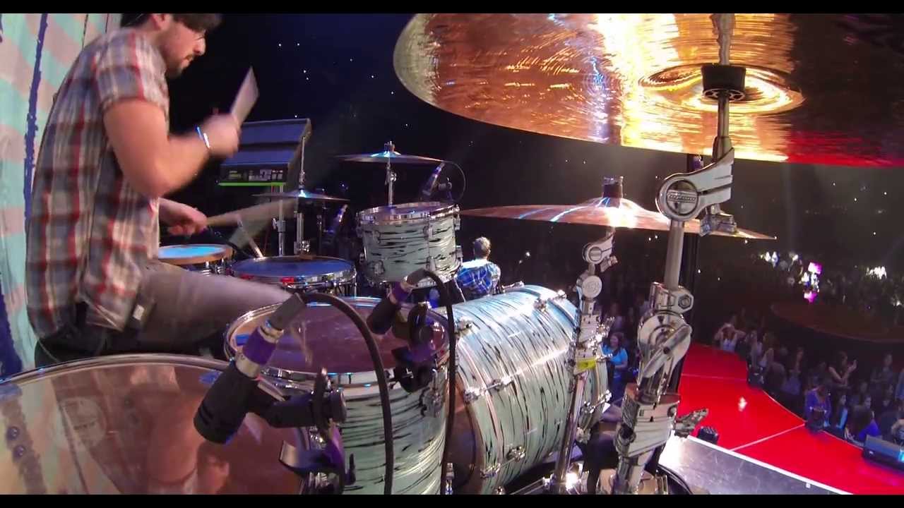 Mike Avenaim - Emblem3 Drum Cam - 