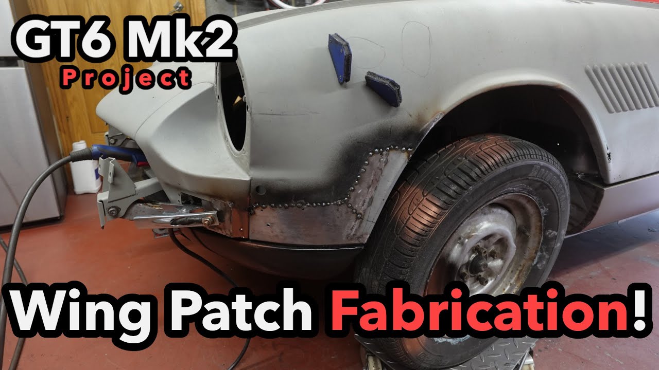 Fabricating Front Wing Patch Panels | 1969 Triumph GT6 Mk2 Restoration | Pt 54