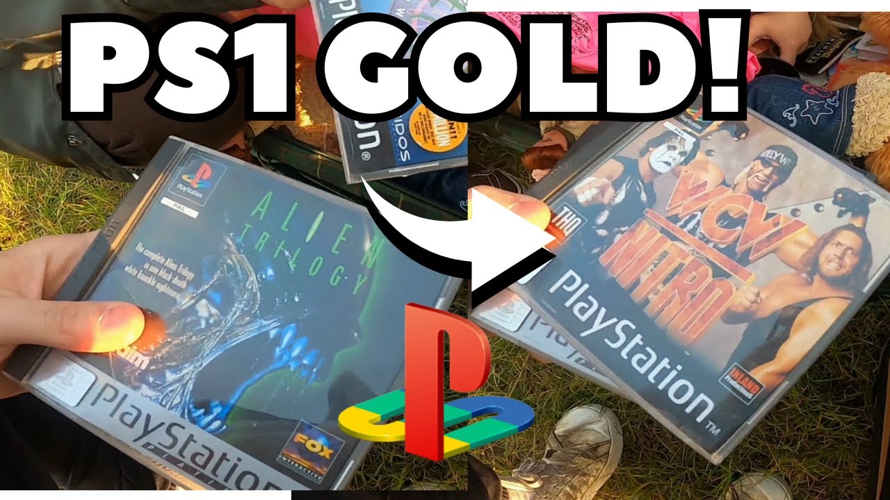 PS1 GOLD! Video Game Hunting @ My Local Car Boot Sale.