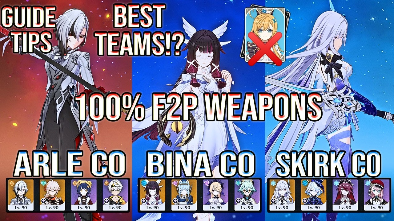 🔥 [Guide & Tips] BROKEN F2P Teams That OBLITERATE Stygian Onslaught 6.4!? | Genshin Impact