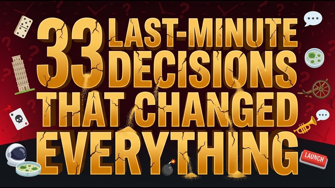 33 Last-Minute Decisions That Changed Everything