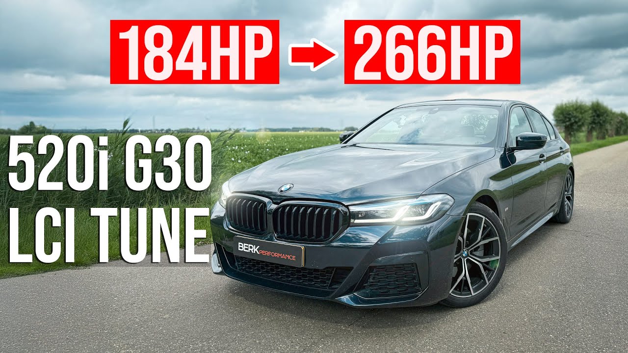 266HP & 380NM Stage 1 BMW 520i G30 LCI B48A | Custom Tune