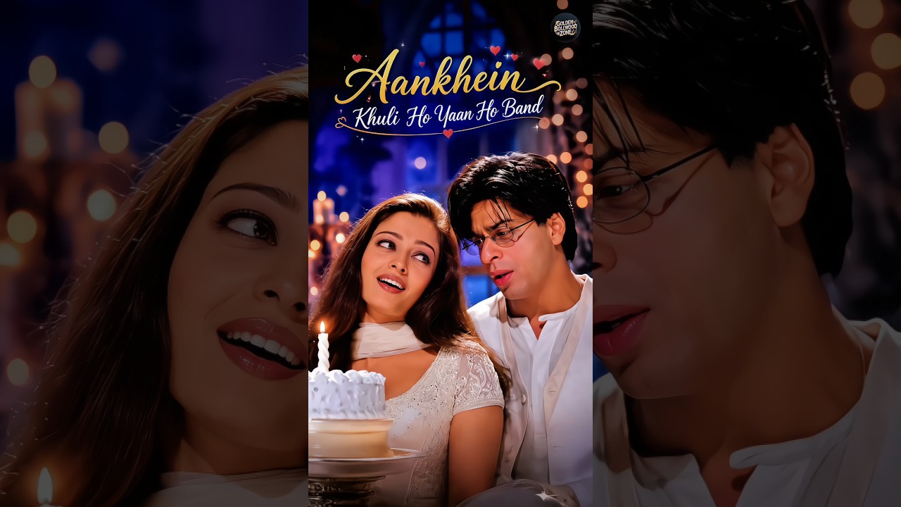 Aankhein Khuli ❤️ | Shah Rukh Khan | Mohabbatein (2000) | 90s Romantic Classic