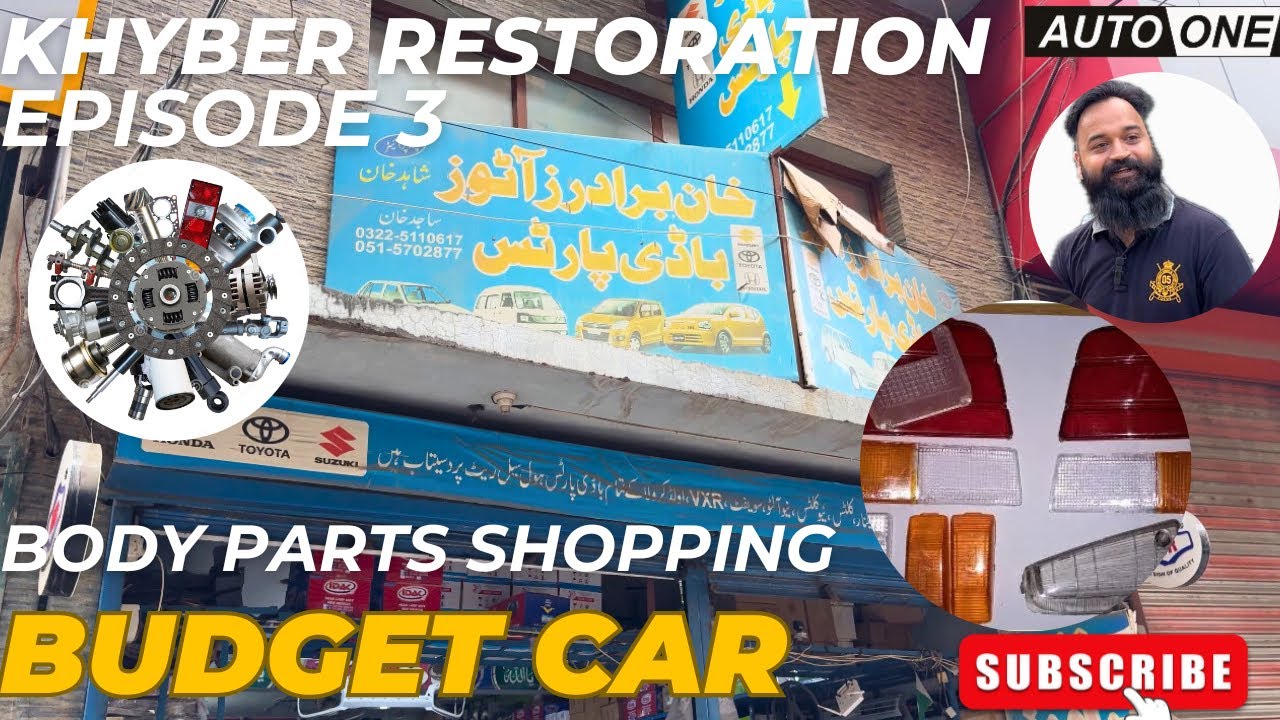 Episode 3 | Suzuki Khyber Restoration Series | Parts Shopping at Sultan Ka Khoo Market
