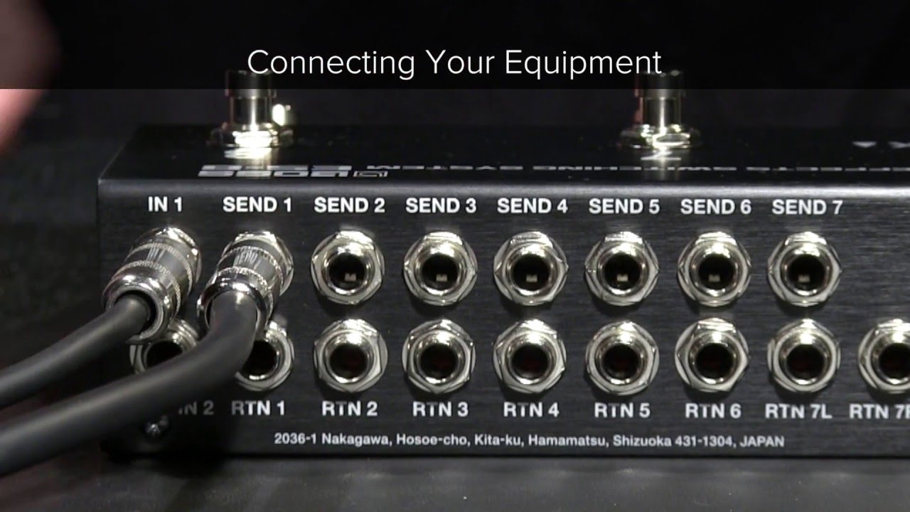 ES-8 Quick Start Chapter 1: Connecting Your Equipment