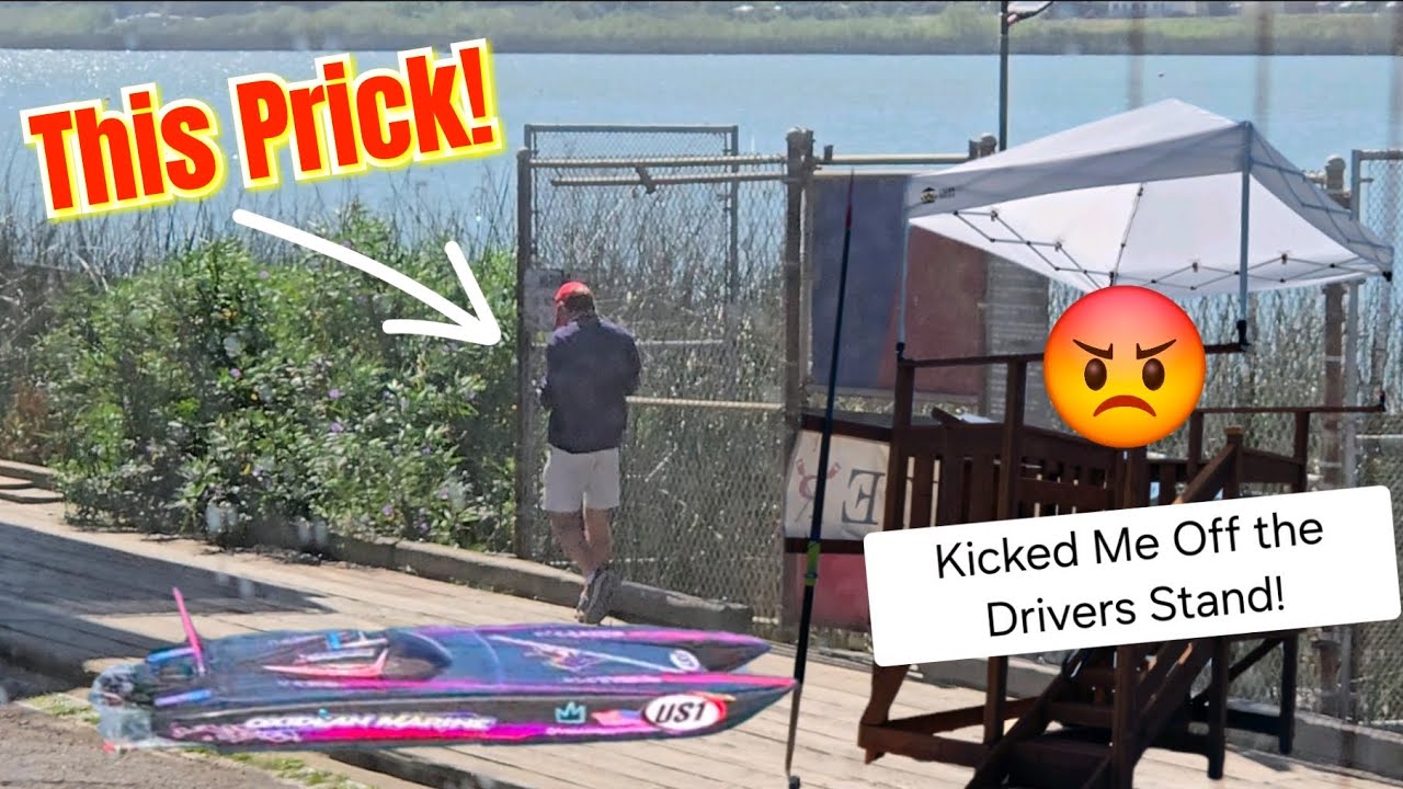 Kicked Off the Driver's Stand! 101MPH rc Boat! Magnum Twin Cat by Oxidean Marine 