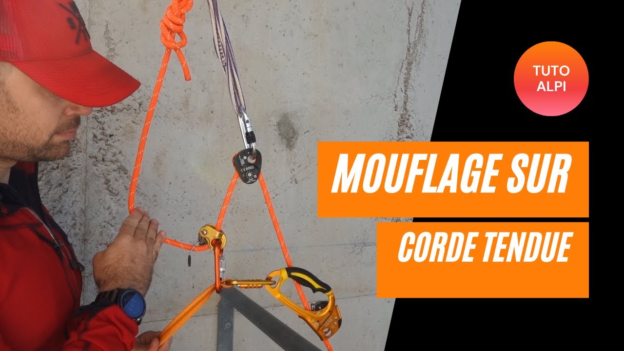 MOUFLAGE SUR CORDE TENDUE