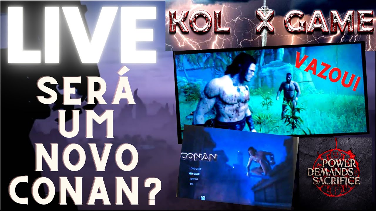 LIVE CONAN EXILES -  NA BUSCA DE LACAIOS NOMEADOS EM SERPEMERU