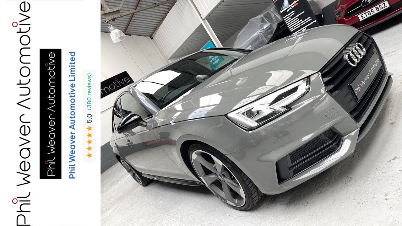 Used Audi A4 1.4TFSi S Line Black Edition in Quantum Grey metallic for sale in Preston, Lancashire