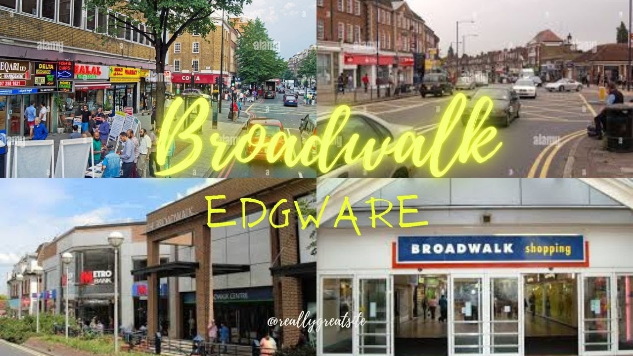 Edgware Road. Lets explore the BROADWALK CENTRE in Edgware London. @Walk-And-Travel-With-Me