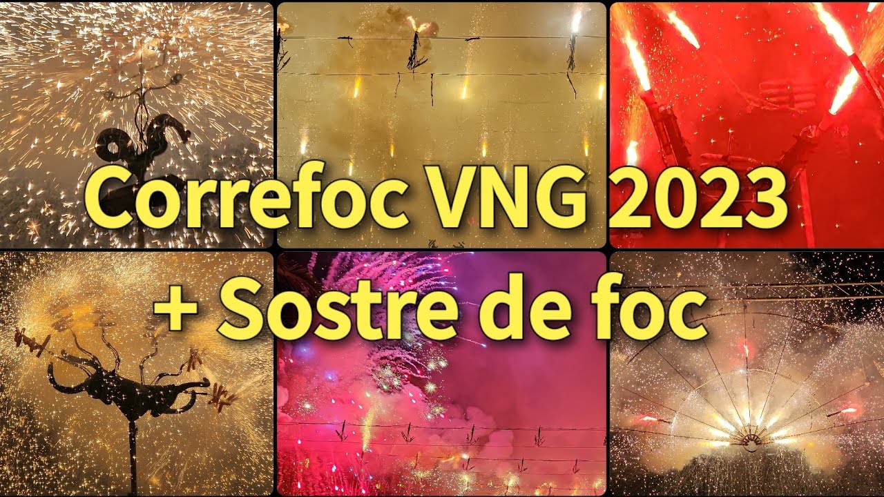 Correfoc VNG 2023 + Sostre de foc