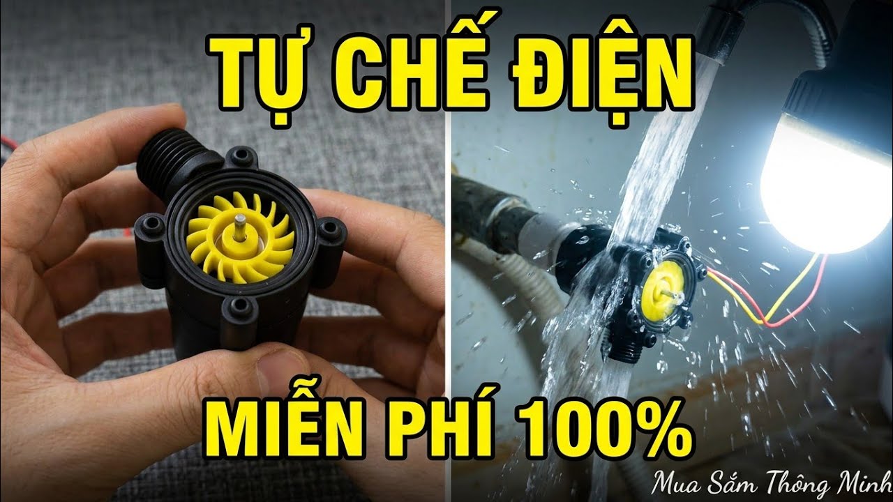 M&aacute;y Ph&aacute;t Điện Tuabin Nước Thủy Điện Mini