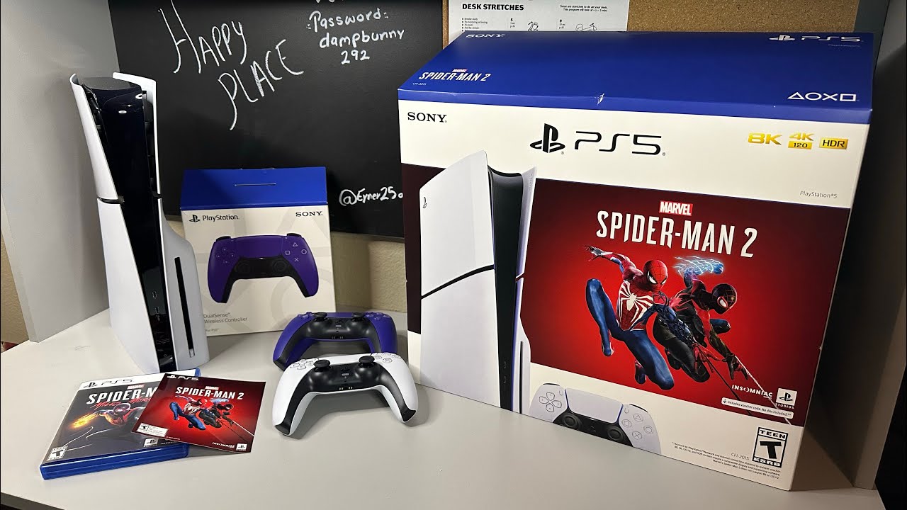 UNBOXING PLAY STATION 5 SLIM | ESPAÑOL LATINO 🕷️