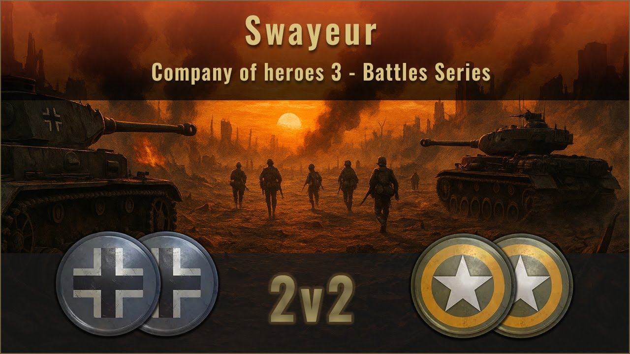 Swayeur // COH3: 2v2 - WEHR WEHR vs US US | Crossing in the woods | BG Terror #2v2 @shalashaska