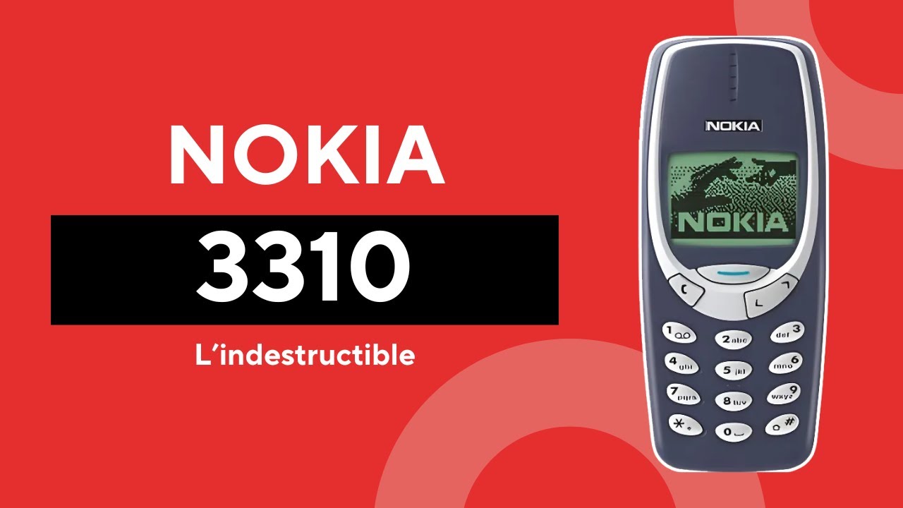 📱 Le Nokia 3310 - L'icône indestructible des années 2000 ! 📱