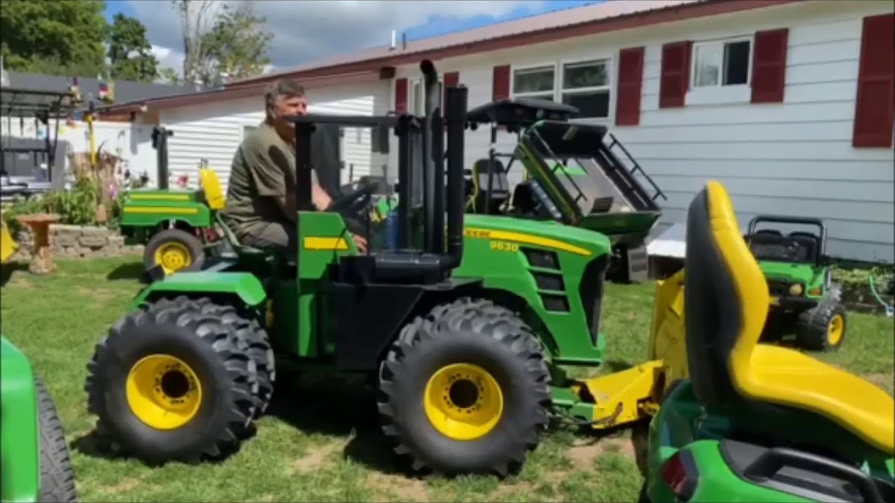 4x4 Miniature 1/2 scale John Deere 9630 articulating tractor
