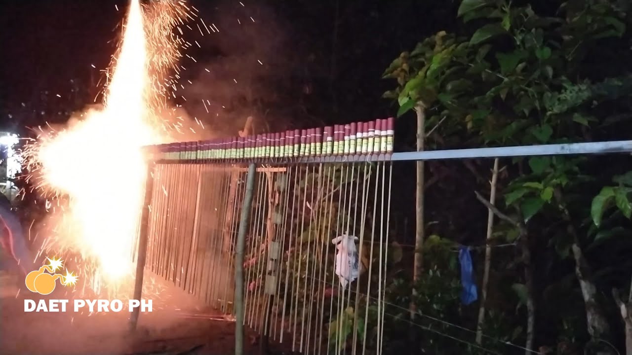 Philippines New Year's Eve Skyrockets: Conde Kwitis Barrage Fireworks 2002-2023