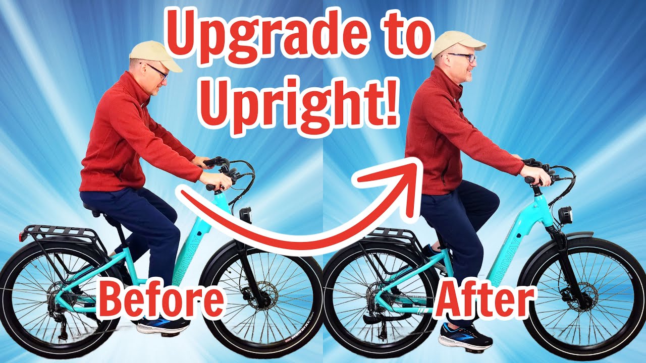 Transform Your eBike Comfort: Raise Your Handlebars with a Stem Swap for Ultimate Comfort!
