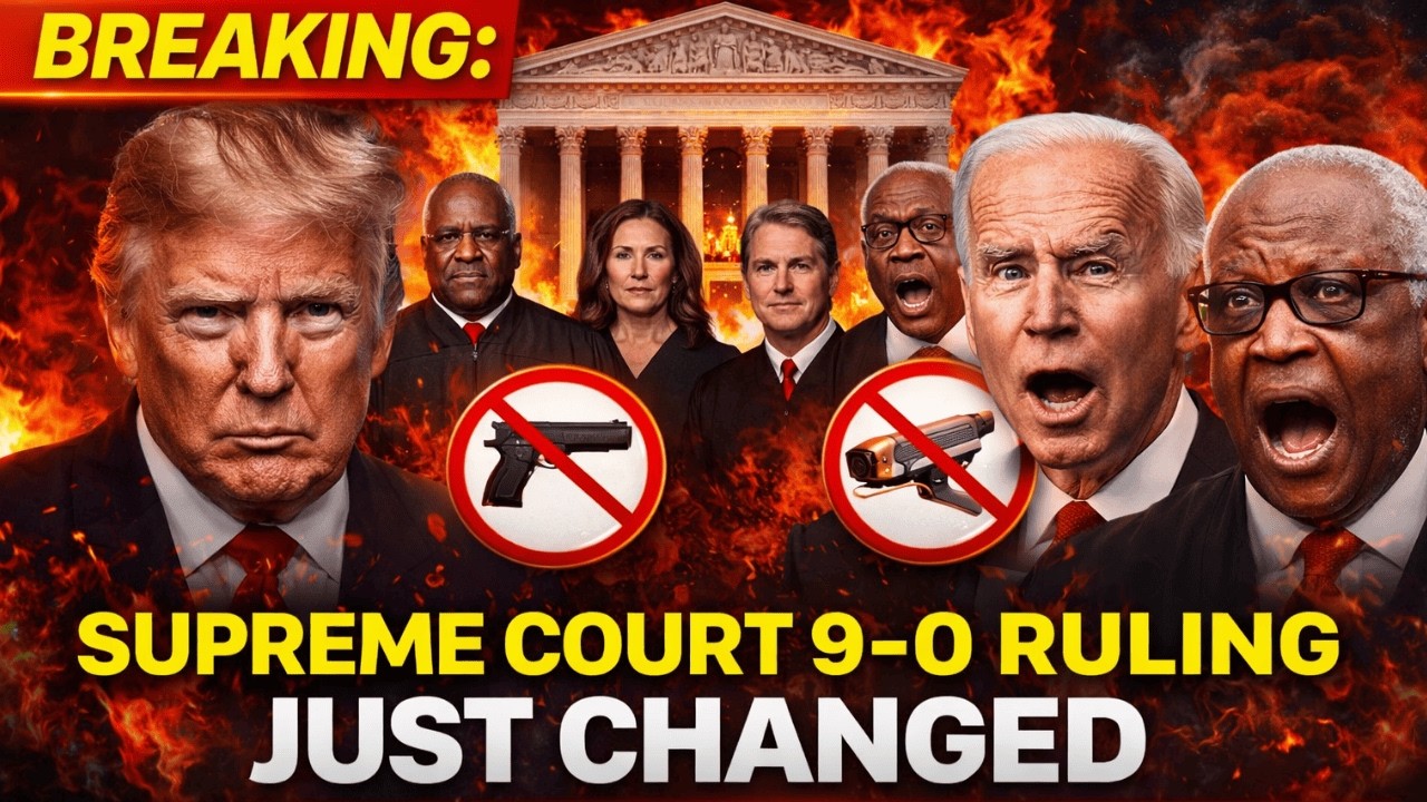 WARNING: 9-0 Unanimous! Supreme Court Just Merged 2nd & 4th Amendment Rights!