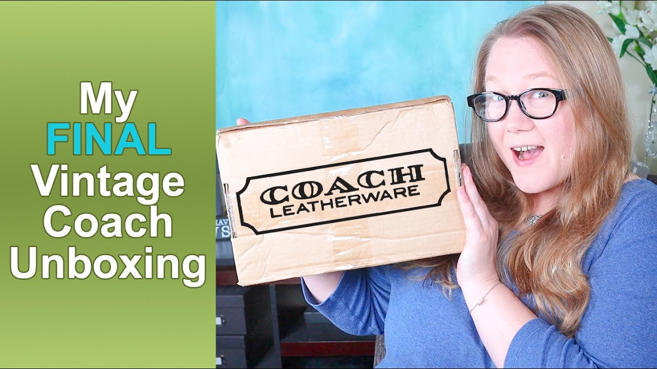 My LAST Vintage Coach Unboxing || Autumn Beckman