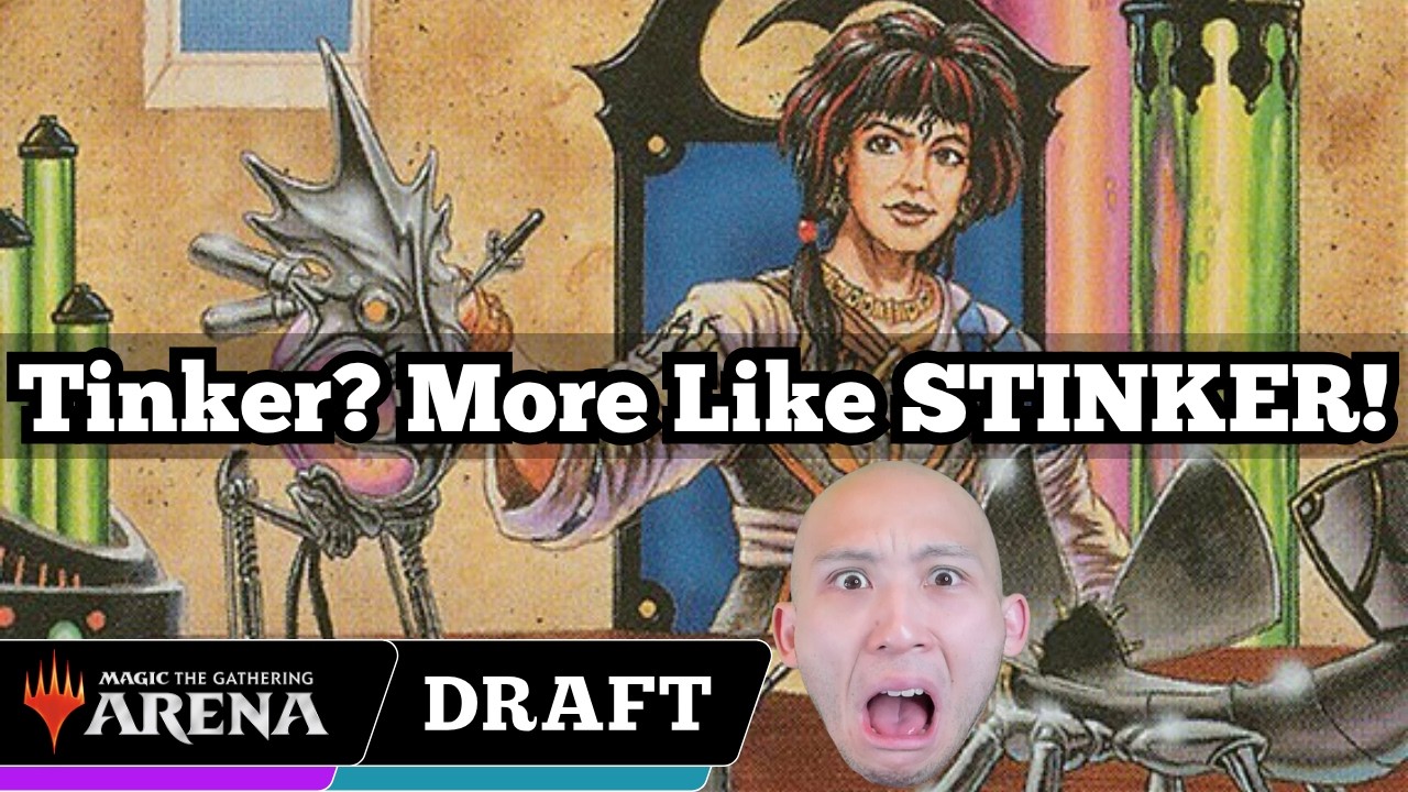 Tinker? More Like STINKER! | Powered Cube Premier Draft | MTG Arena