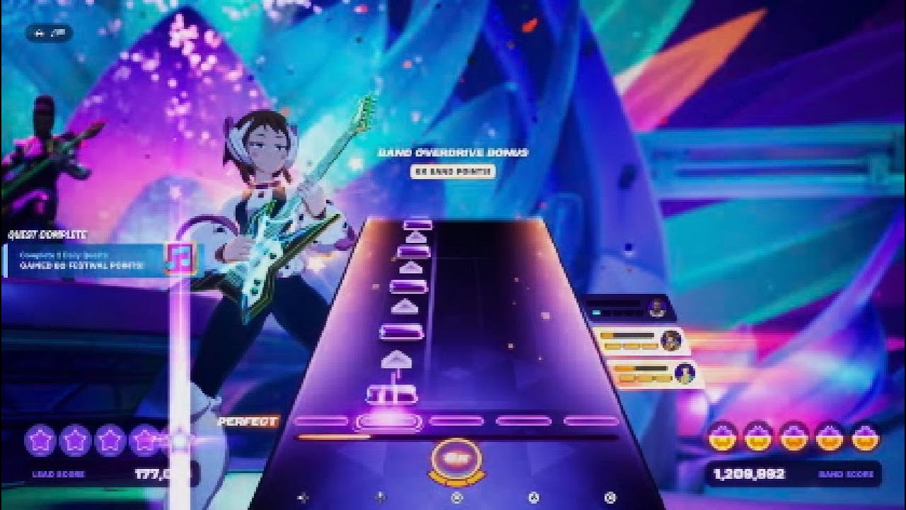 Fortnite Festival - Avenged Sevenfold - Nightmare (Expert Lead sightread 100%)