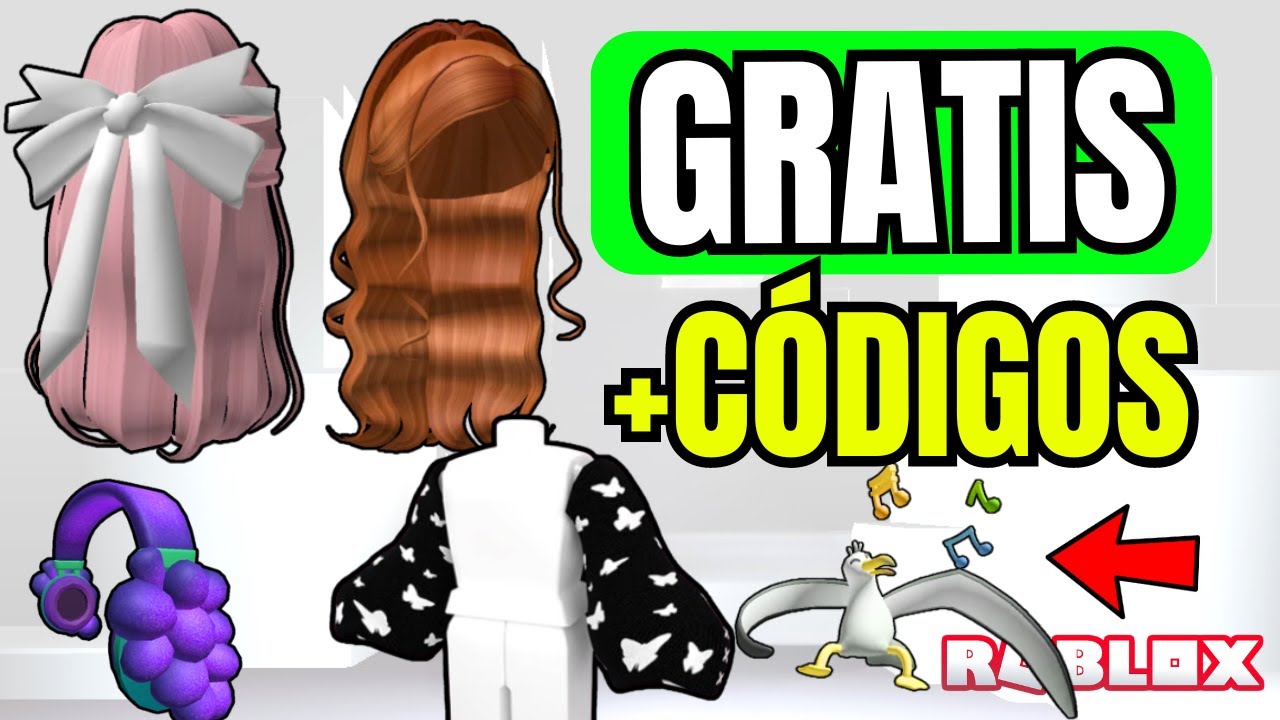 ÍTEMS Y PELOS GRATIS EN ROBLOX UGC CÓDIGOS JUEGOS
