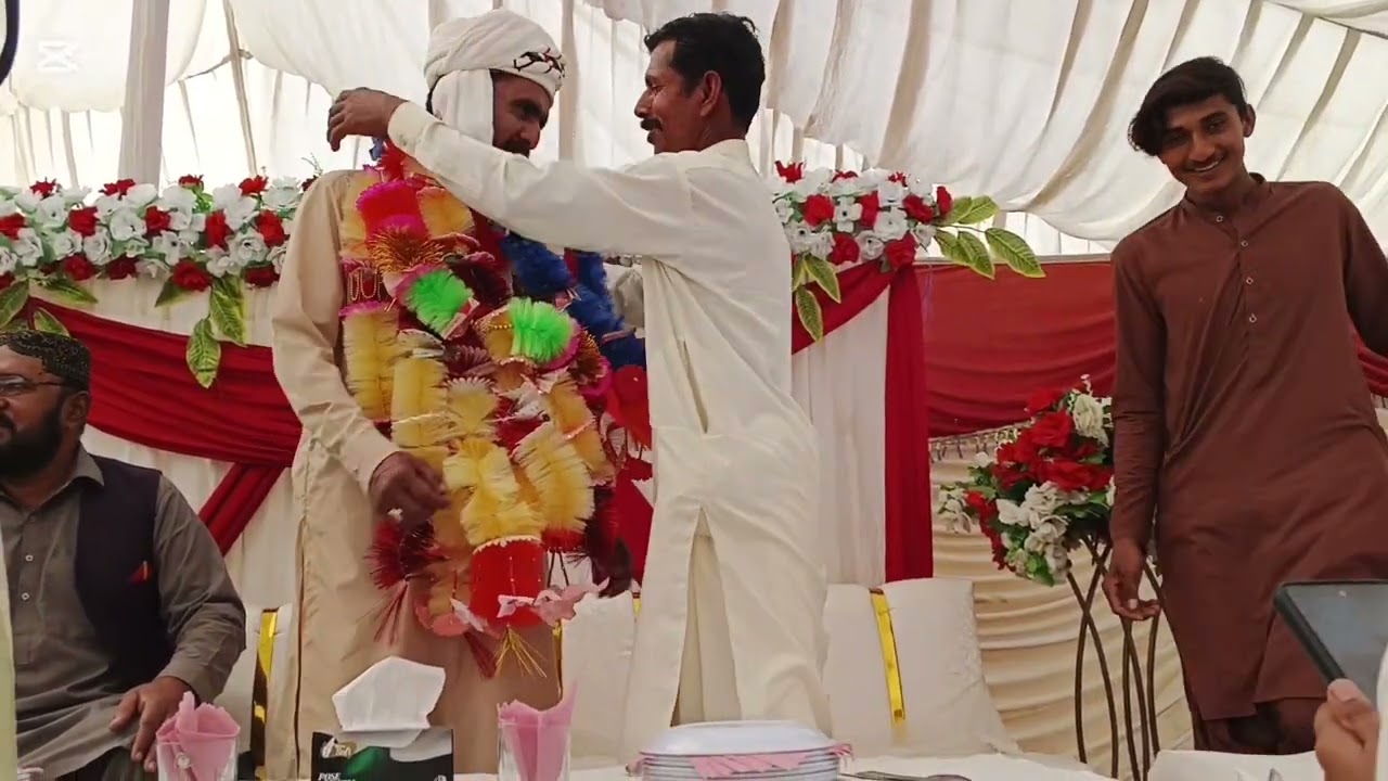 Ahmed Raza’s Grand Arrival at the Walima Ceremony Rajun pur Punjab Pakistan.