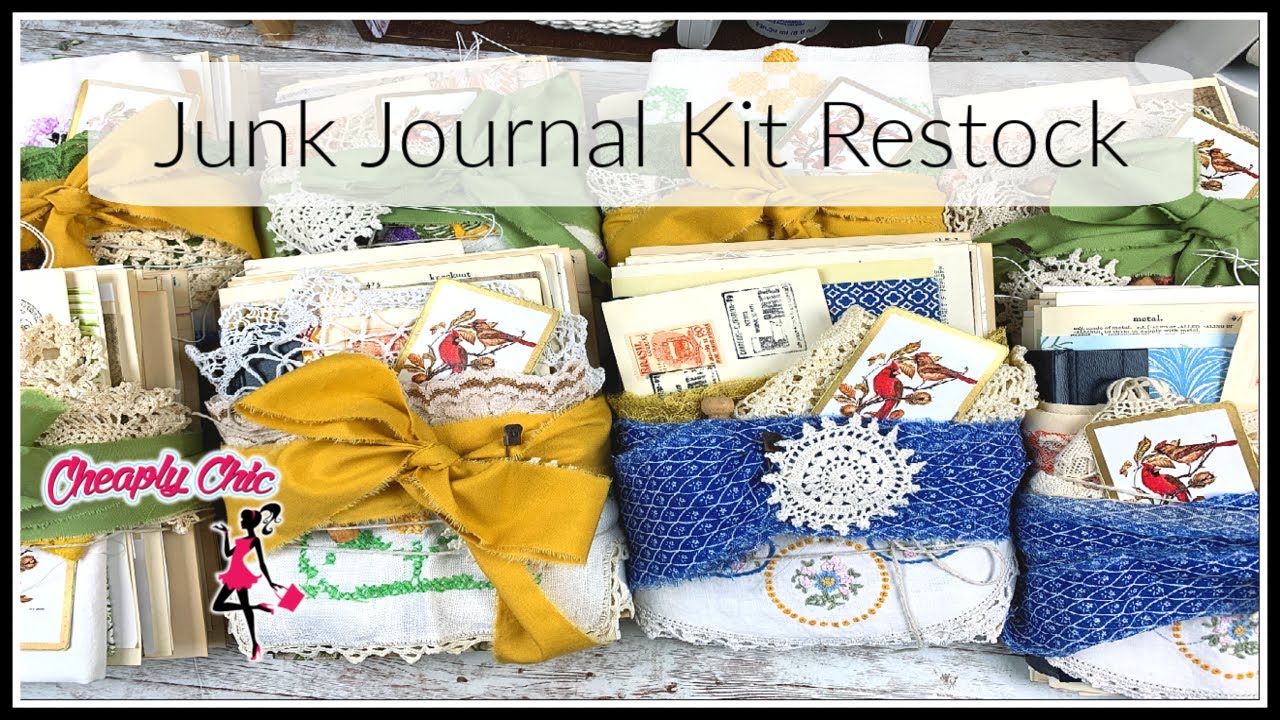Complete Junk Journal Kits - Nature/Vintage Theme Restock