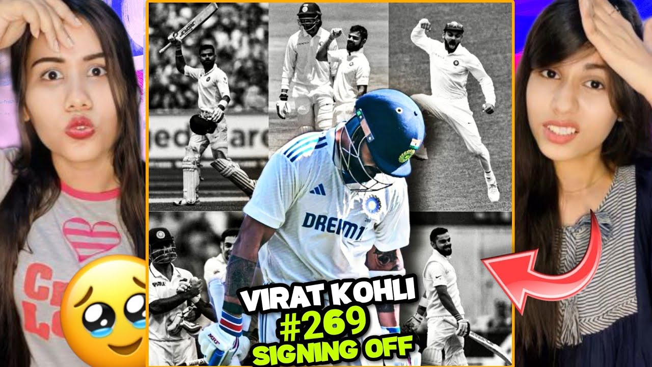 Virat Kohli Retires from Test Cricket 💔 | Emotional GoodBye Reaction | Indian Legend Signs Off
