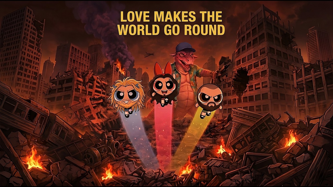 Children Of Dragon Maiden - Love Makes The World Go Round (Powerpuff Girls Metal)