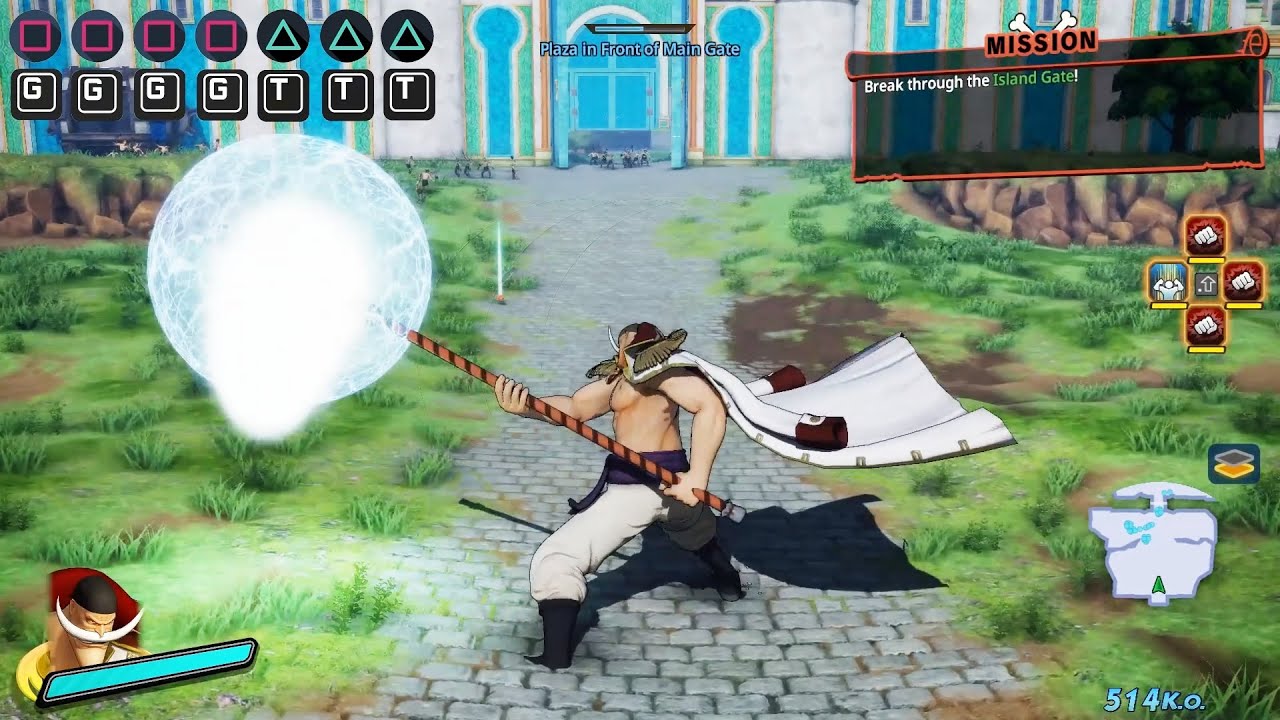 White Beard (Edward Newgate) All Skill & Ultimate Attack (PS/PC) | One Piece Pirate Warriors 4