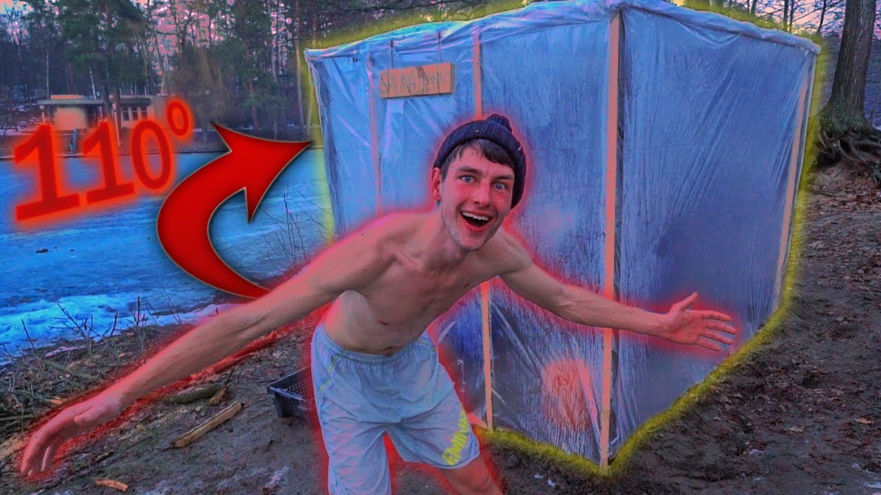 SAUNA Z FOLII W LESIE! *szalone*