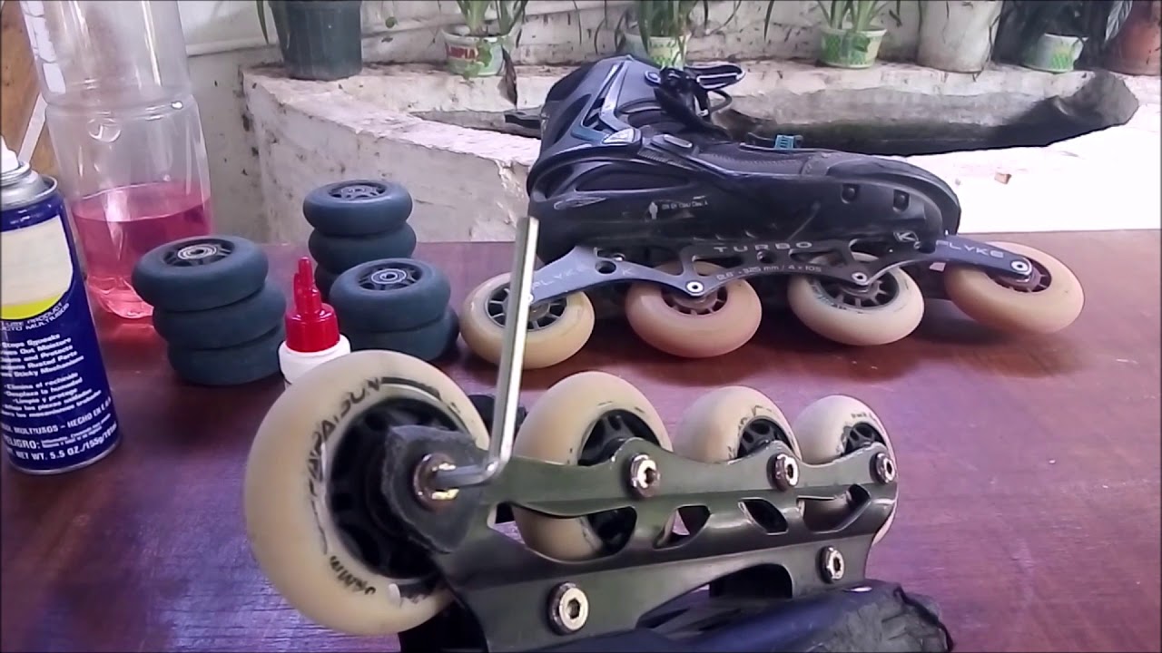 Patinaje, Como desarmar los patines, Mantenimiento de patines. Parte #1