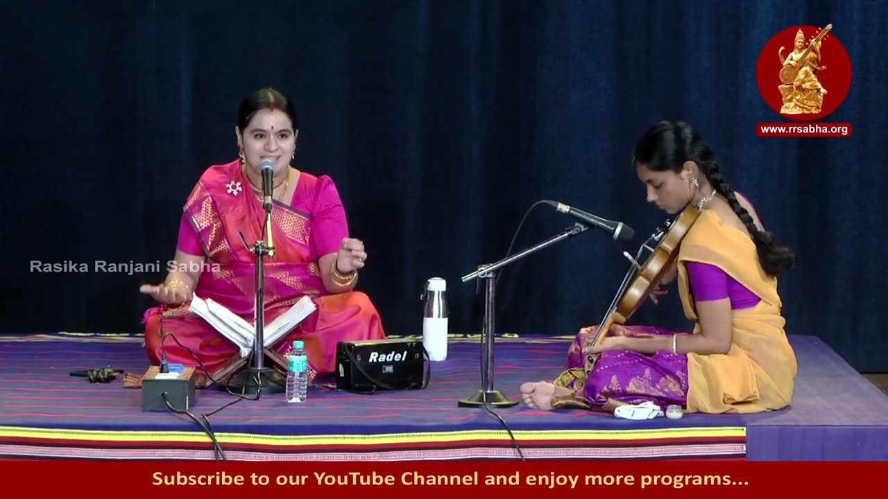 Rasika Ranjani Sabha Series 2025- Navavidha Bakthi Sangīta Upanyāsam by Smt. Ramya padmanabhan