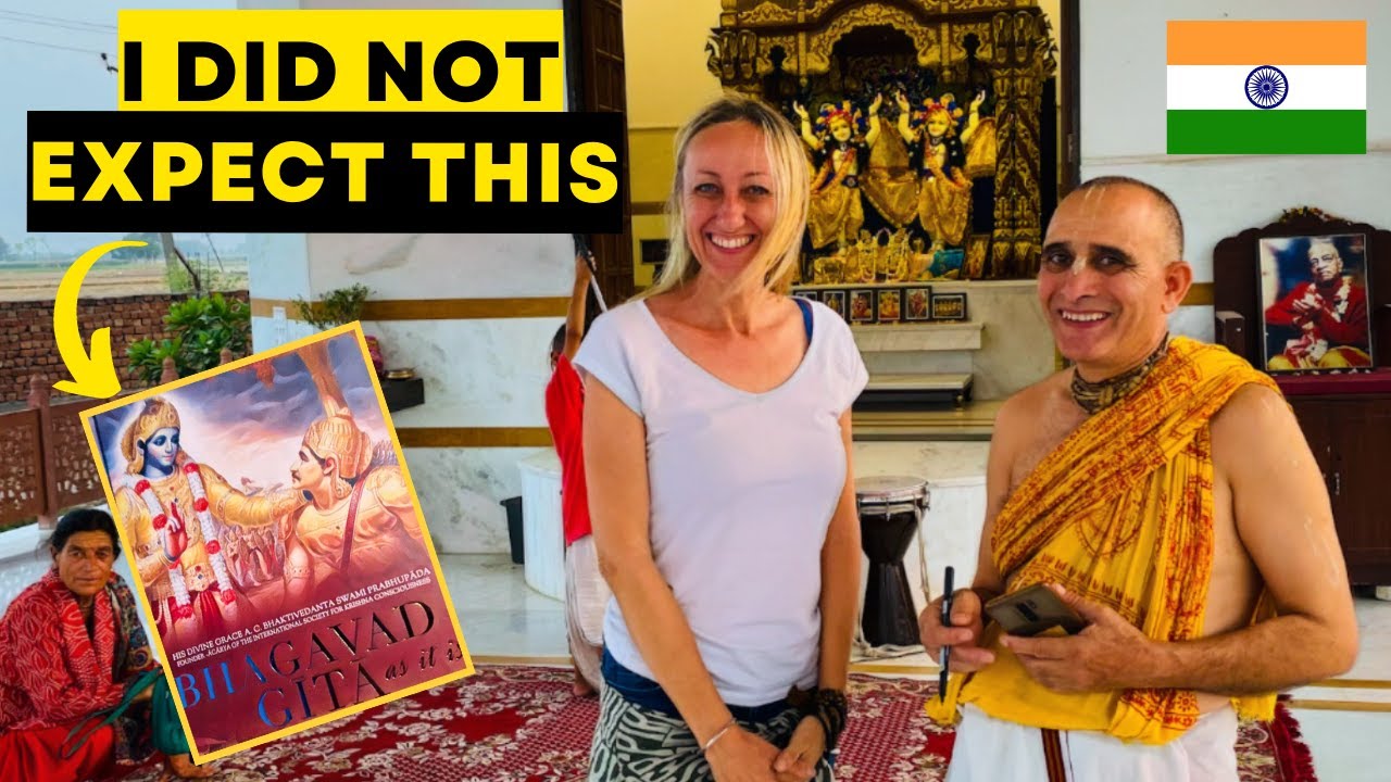 Will BHAGAVAD GITA Change My Life? | My HARE KRISHNA ISKCON Experience | India Vlog🇮🇳