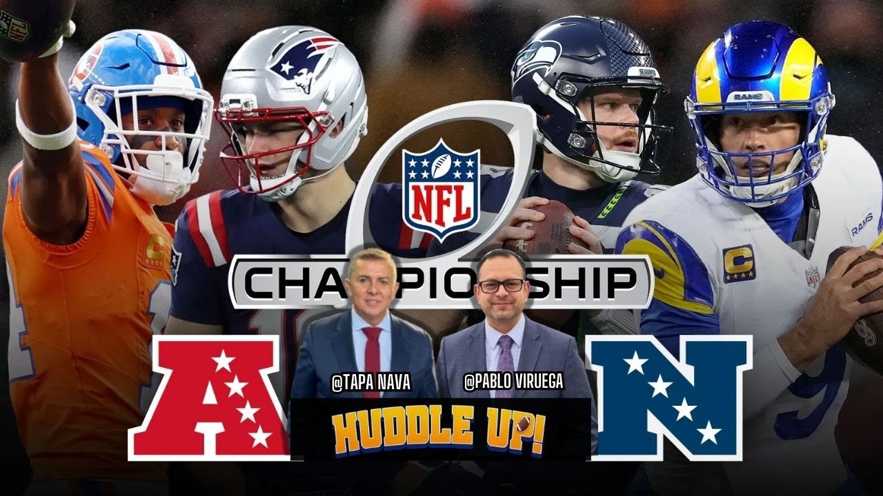 #HuddleUP Finales de Conferencia #NFL @TapaNava & @PabloViruega