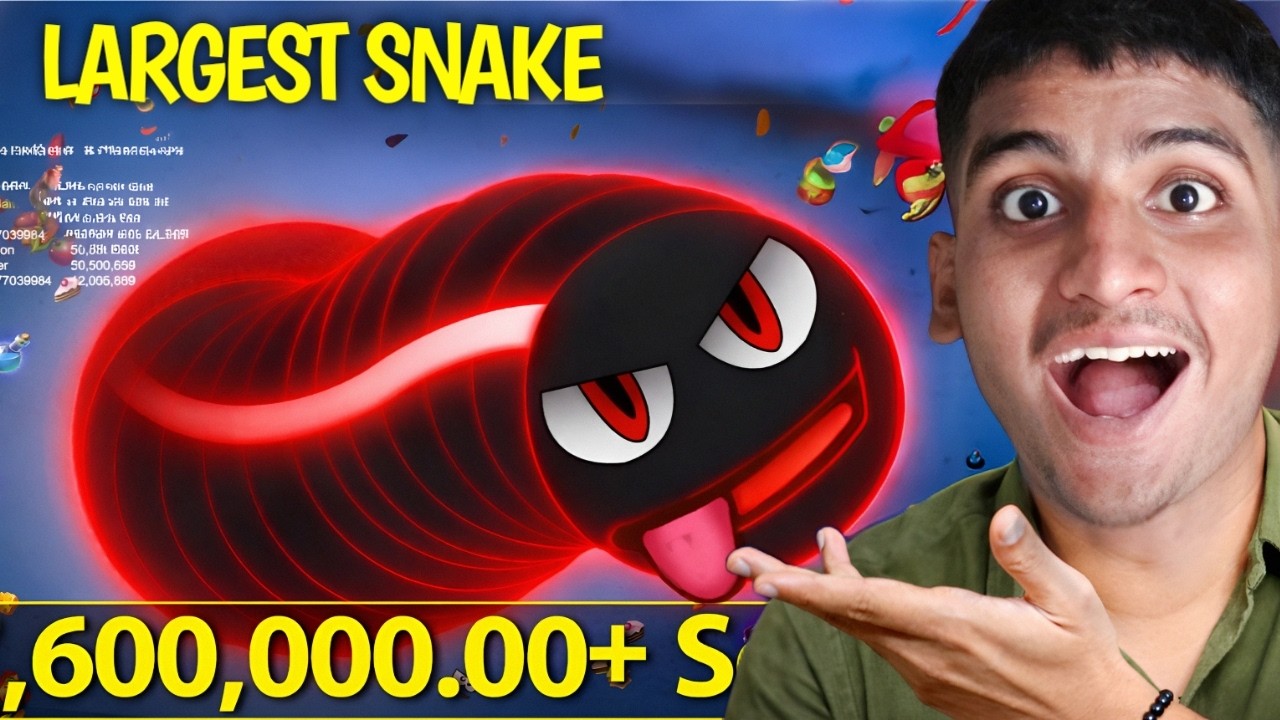 Worms Zone Gameplay 🔥 From Tiny Snake to World Biggest Snake