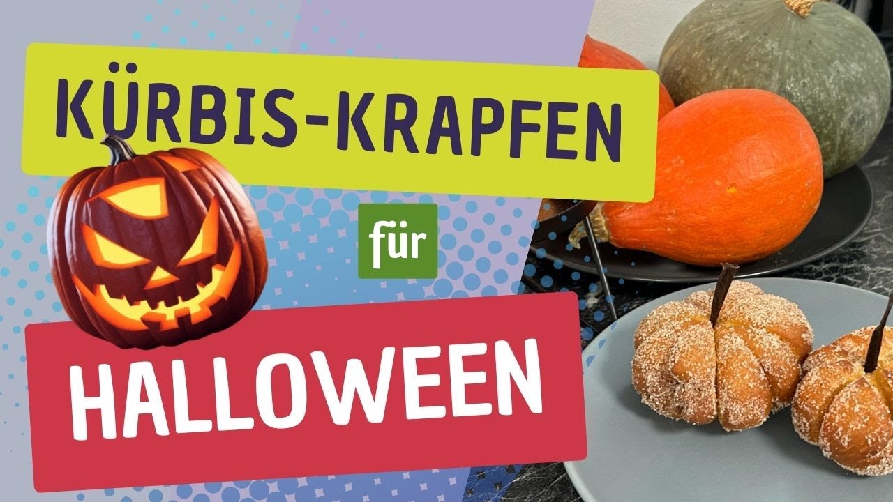 Kürbis-Krapfen für Halloween (ohne Kürbis)