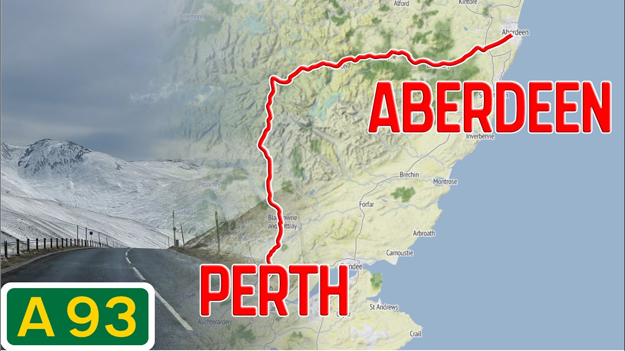 Scotland Road Tours - A93 Aberdeen to Perth via Braemar