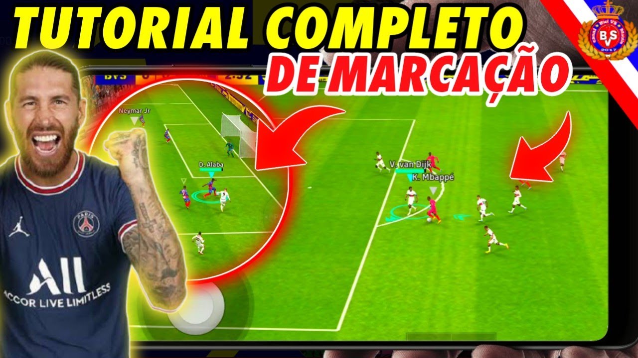 COMO MARCAR NO EFOOTBALL 23 MOBILE, APRENDA TODAS AS MARCAÇÕES