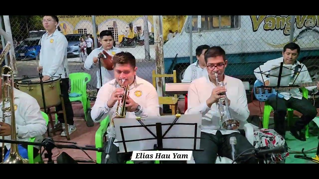 jarana piel canela con la orquesta nueva generacion enel pueblo de tzeal kaua yuc. 28 abril 24