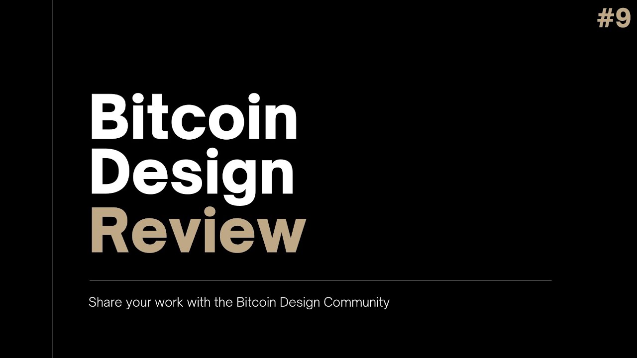 Bitcoin Design Review #9: Bitcoin UI Kit