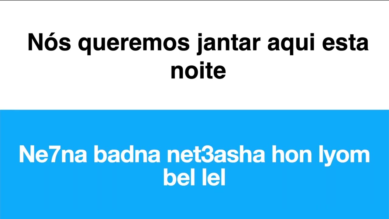 AULA DE ÁRABE PARA CONVERSAÇÃO, APRENDA ÁRABE MAIS RÁPIDO #007