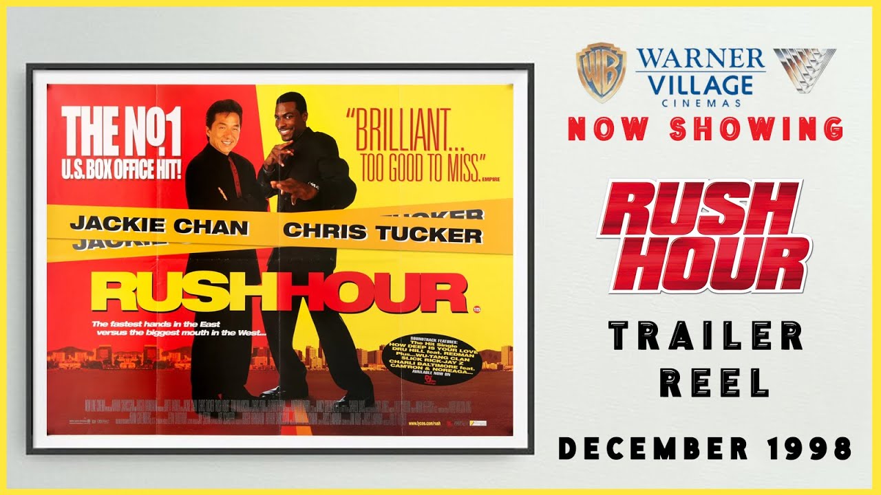 RUSH HOUR (December 1998 Warner Village Cinema Trailer Reel) -- Home Cinema