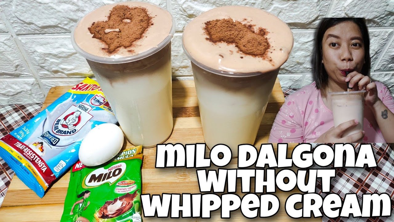 MILO DALGONA WITHOUT WHIPPING CREAM | DALGONA MILO | JOY NERIT