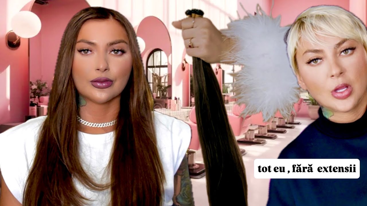 AM RENUNȚAT LA BLOND și mi-am pus EXTENSII 
