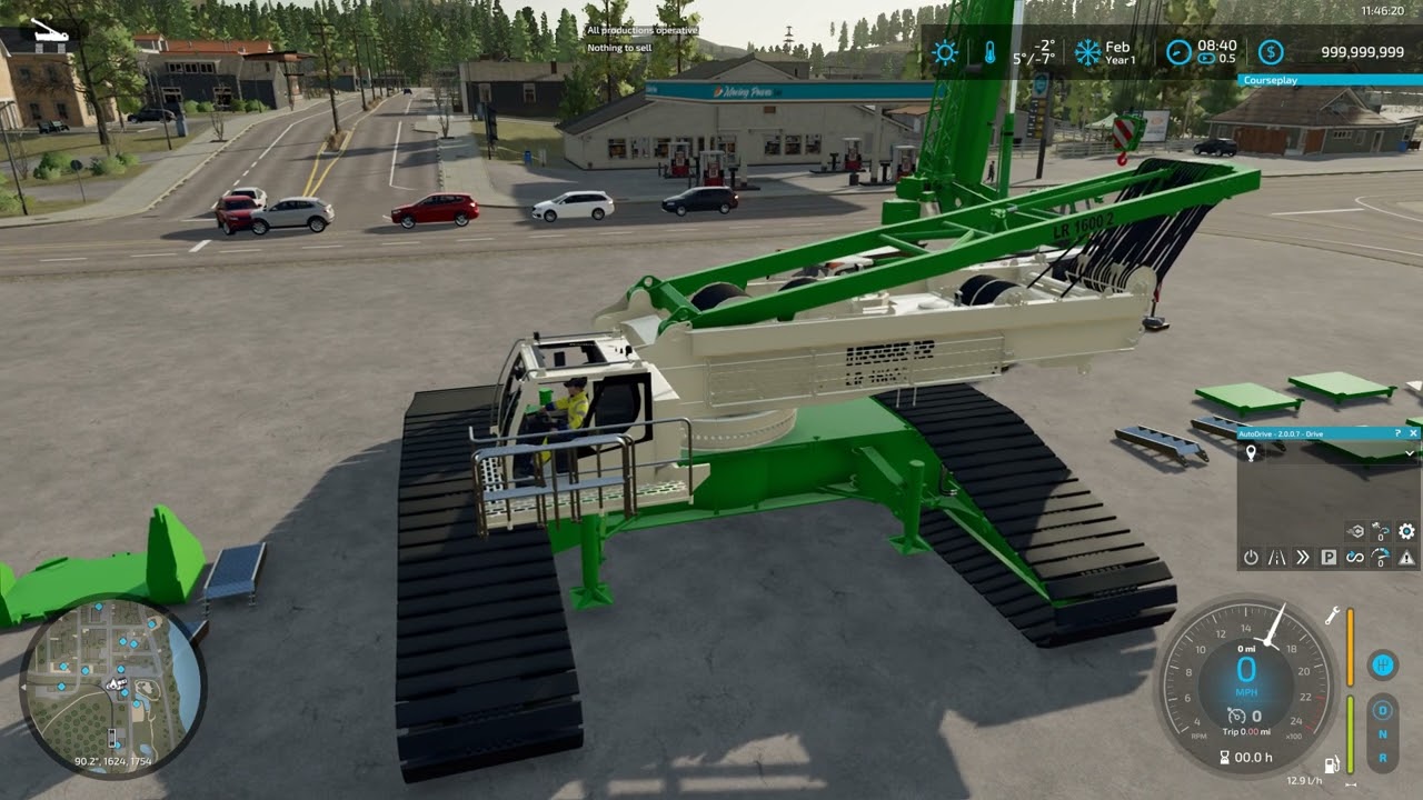 FS22 Liebherr LR 1600/2 Crawler Section Setup Tutorial