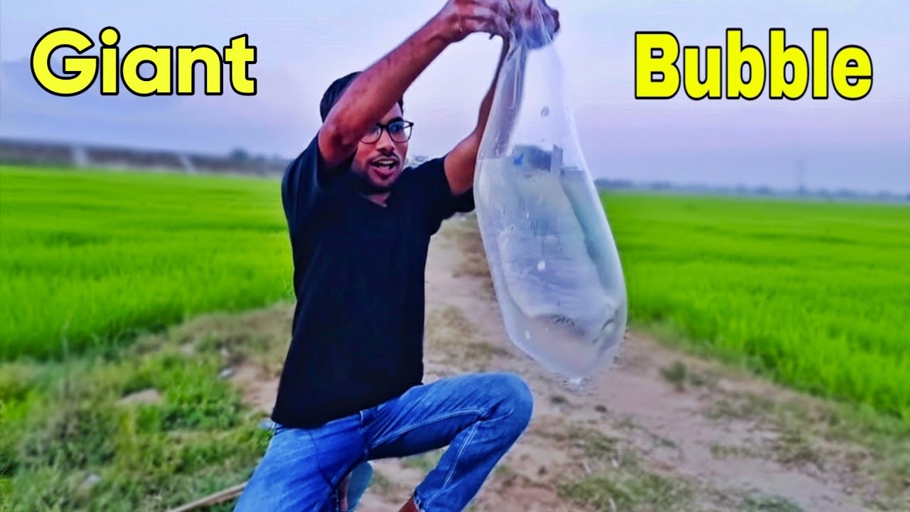 Big Size Bubble Making At Home || Crazy Awesome Experiment 